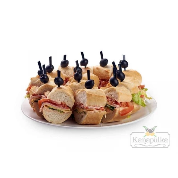 Французский багет с ветчиной и сыром
