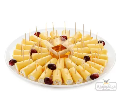 Сырные рулетики с творогом