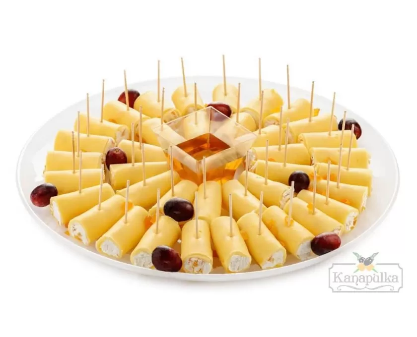 Сырные рулетики с творогом