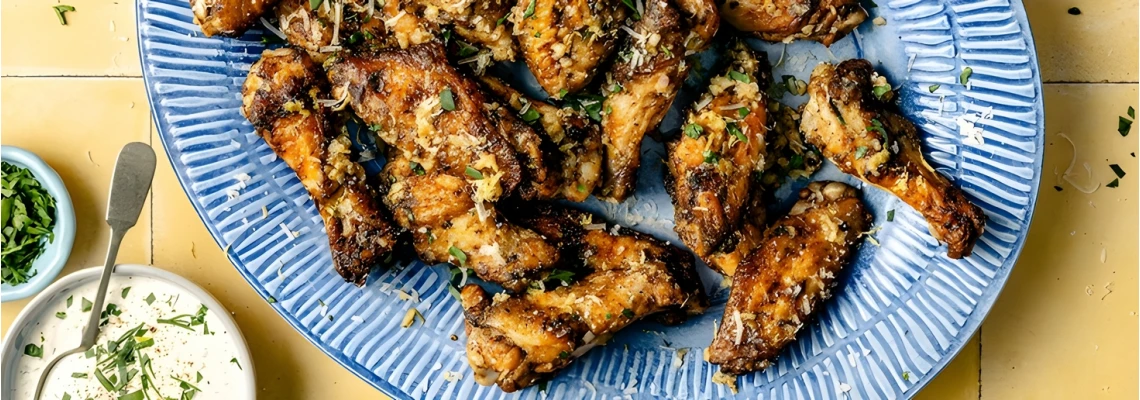 рецепт запечённых куриных крылышек