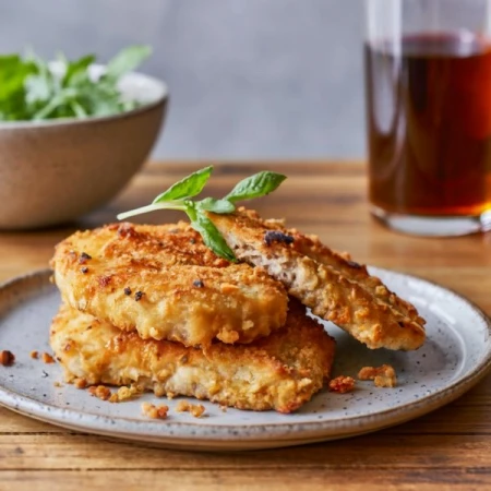 Рецепт куриной котлеты в панировке