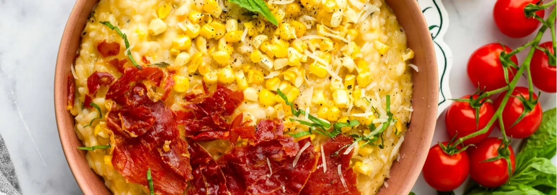 рецепт ризотто с кукурузой