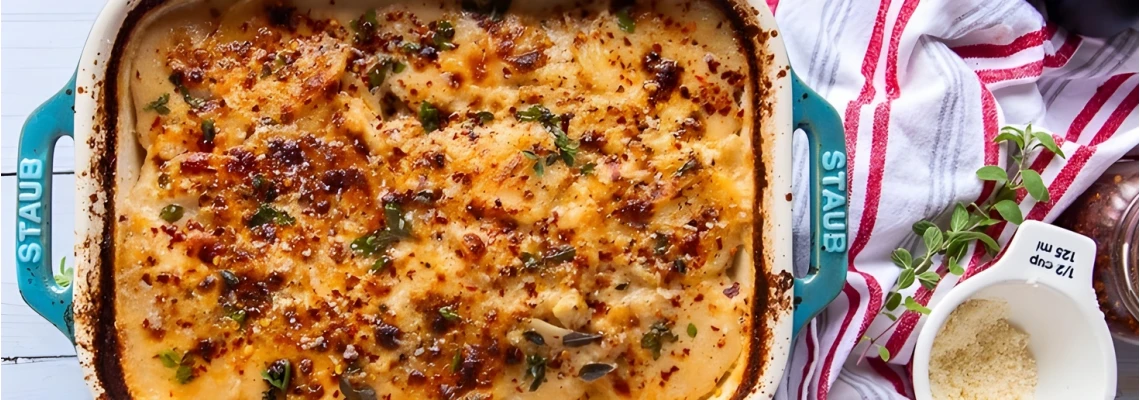 рецепт вкусного запечённого картофеля