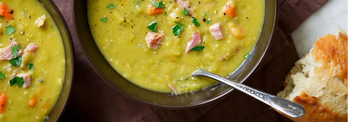 Рецепт горохового супу з куркою