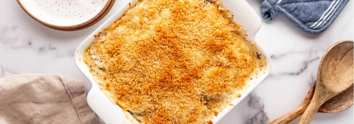 рецепт сырной запеканки из кабачков