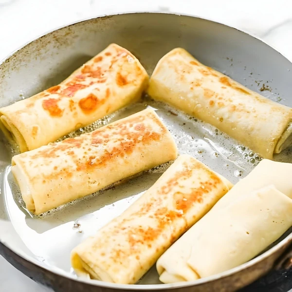 жарить блины с творожной начинкой