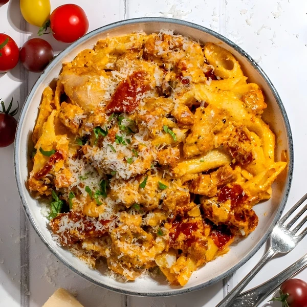 фото рецепт пасты с курицей и чоризо