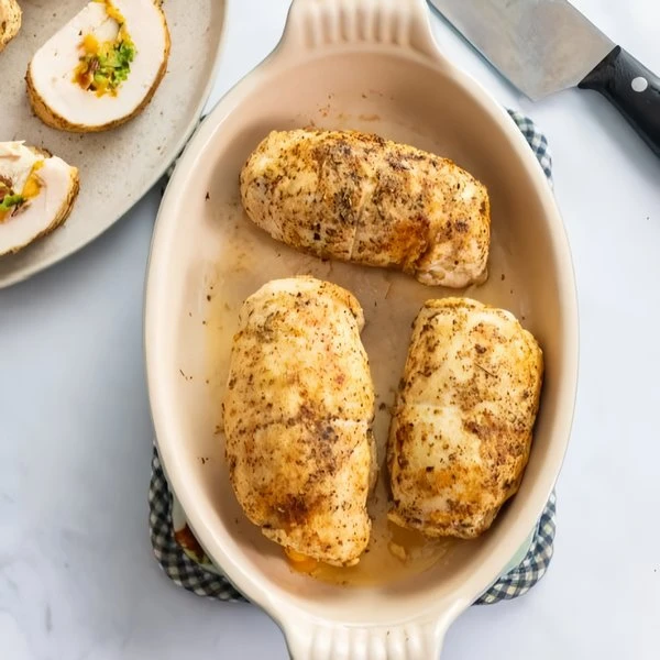 запекать куриный рулет