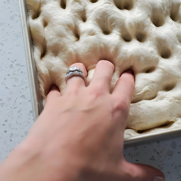 углубления в фокачче