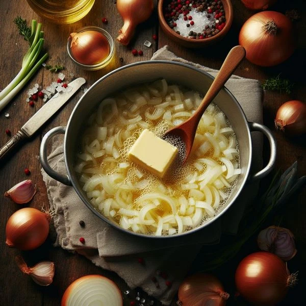 жареный лук