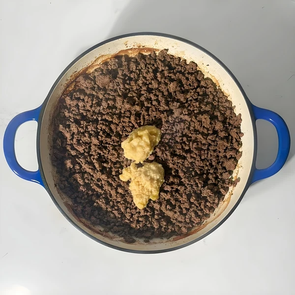фарш из говядины на пасту