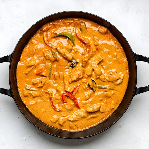 карри с курицей и перцем
