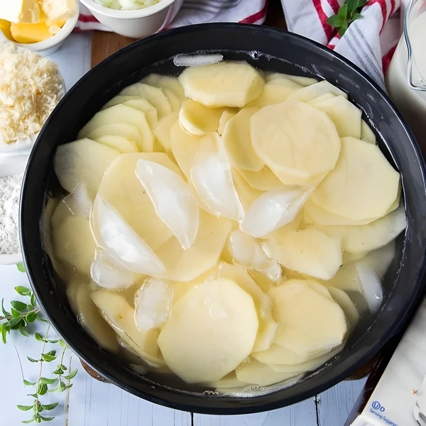 замочить картофель