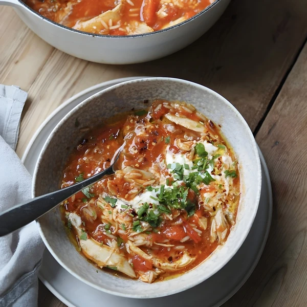 фото рецепт супа с индейкой и рисом