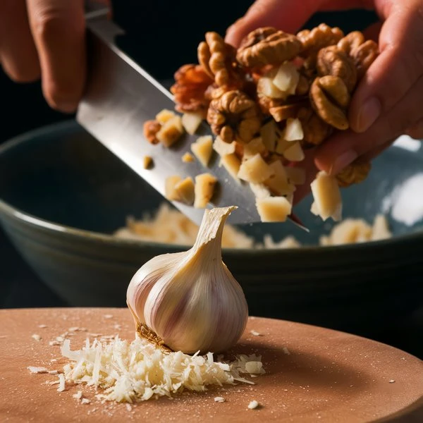 приготовление салата с курицей и ананасом