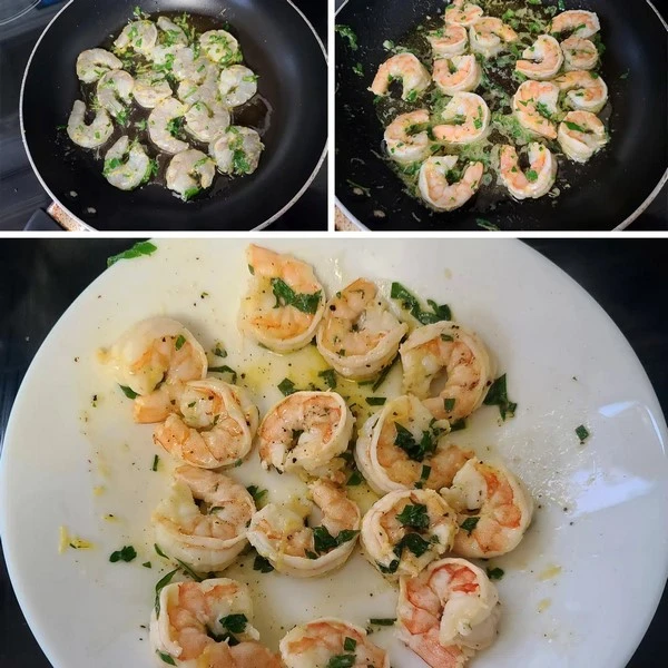 жарить креветки