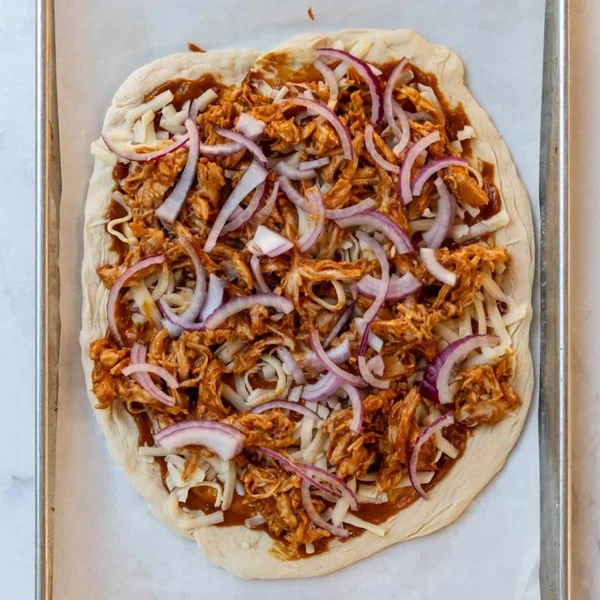 выпекать пиццу с курицей